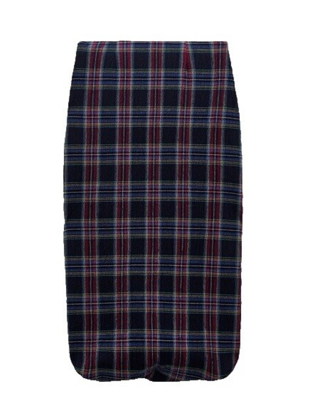 Zara Plaid Midi Bubble Skirt